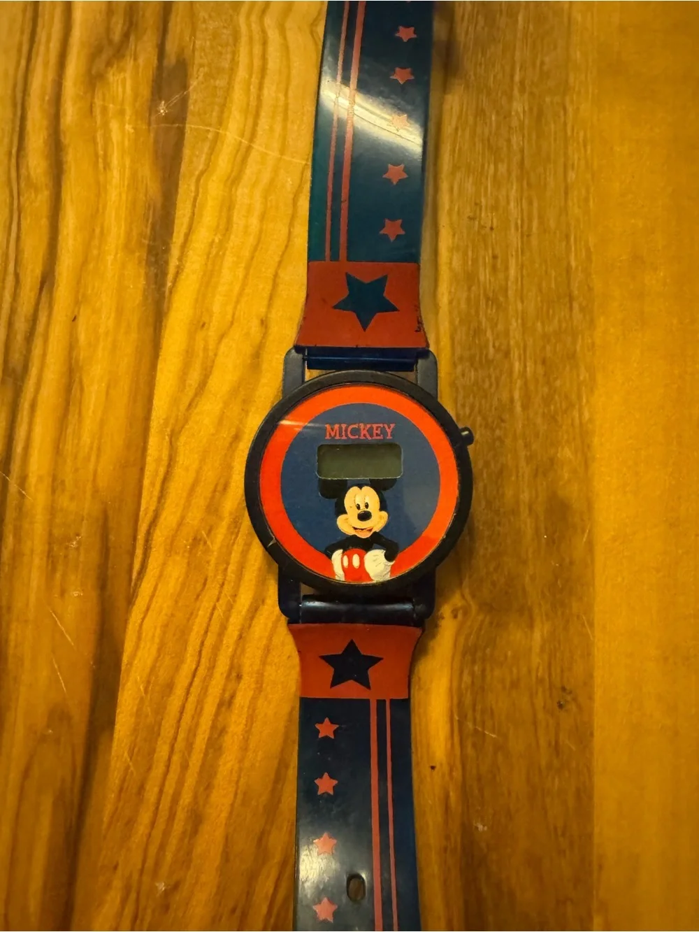 Vintage Kids Mickey Mouse Digital Watch NOT TESTED READ DESCRIPTION